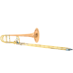 Getzen 3047AFR Trombone Red Brass Bell Axial Flow Valve