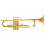 ISS2809 Bach LT1901B Trumpet Stradivarius "Commercial" Bronze Bell Lacquer Finish