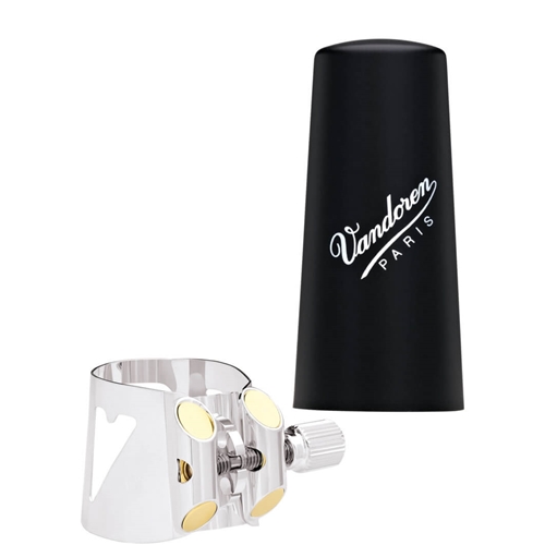 LC01P Vandoren Optimum Clarinet Silver Ligature & Cap