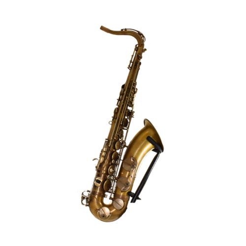 Eastman ETS852 Tenor Sax 52nd St. Aged Unlacquered Brass Finish w/ 2 Necks