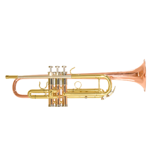 Getzen 900DLXC Trumpet Eterna Deluxe, .460" Bore, Copper Plated Bell Sterling Silver Leadpipe