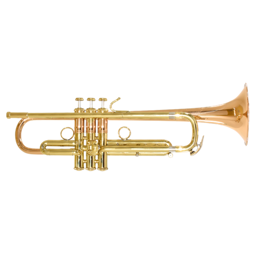 ISS2809 Bach LT1901B Trumpet Stradivarius "Commercial" Bronze Plated Bell, Lacquer Finish