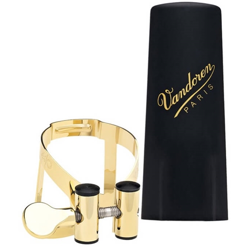 Vandoren LC57GP Alto Sax Gold Ligature w/ Cap