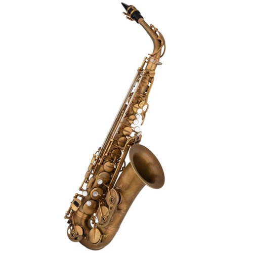 Eastman EAS652 Alto Sax 52nd St. Aged Unlacquered Brass Finish